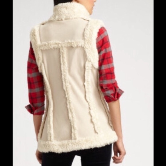 🤎Twisted Heart Brown/Tan shearling vest M/L - Picture 7 of 8